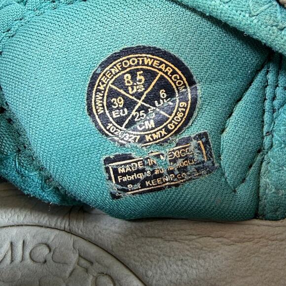 Keen Women 8.5 Whisper Waterproof Aqua Brown Hiking Outdoor Casual  Sandals - Picture 3 of 10